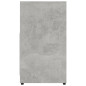 Armoire de salle de bain Gris béton 60x33x61 cm Bois ingénierie