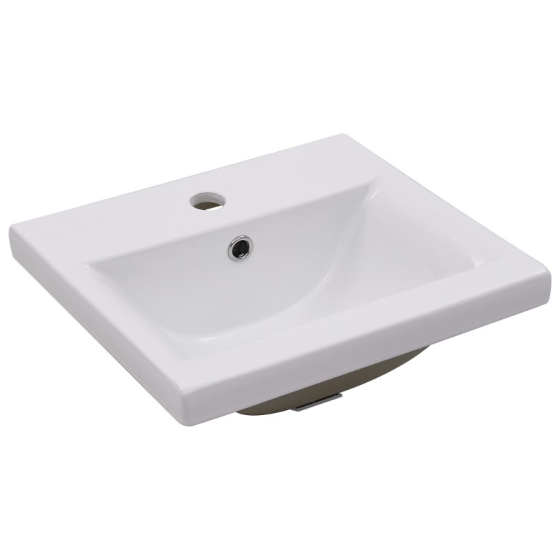 Lavabo encastré 42 x 39 x 18 cm Céramique Blanc