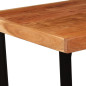 Table de bar Bois massif d acacia 60x60x107 cm