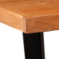 Table de bar Bois massif d acacia 60x60x107 cm