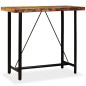 Table de bar Bois massif de récupération 120x60x107 cm