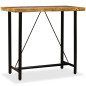 Table de bar Bois massif de récupération 120x60x107 cm