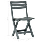 Chaises de jardin pliables lot de 2 Plastique Vert