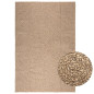 Tapis ZIZUR 200x290 cm aspect de jute intérieur et extérieur