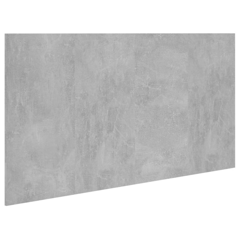 Tête de lit Gris béton 160x1,5x80 cm Bois d ingénierie