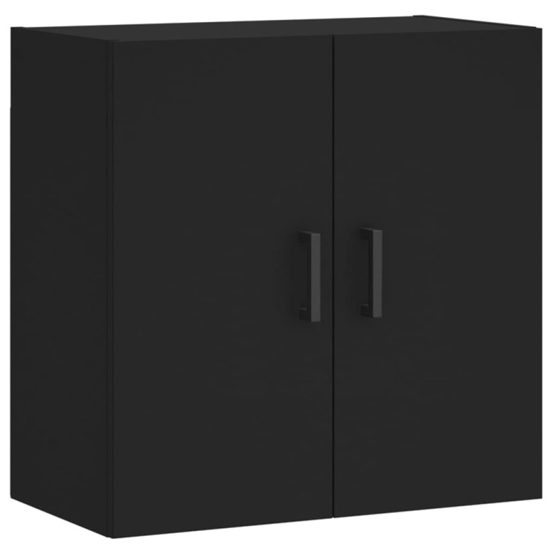 Armoire murale noir 60x31x60 cm bois d ingénierie