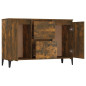 Buffet Chêne fumé 104x35x70 cm Bois d ingénierie