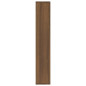 Étagère murale Chêne marron 36x16x90 cm Bois d ingénierie