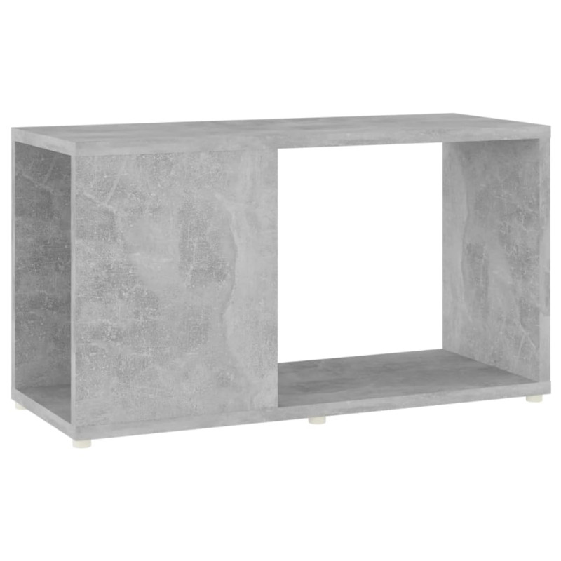 Meuble TV Gris béton 60x24x32 cm Bois d ingénierie