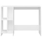 Bureau d ordinateur portable blanc bois d ingénierie