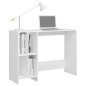 Bureau d ordinateur portable blanc bois d ingénierie