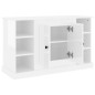 Buffet Blanc brillant 100x35,5x60 cm Bois d ingénierie