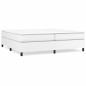 Cadre de lit sans matelas blanc 200x200 cm similicuir