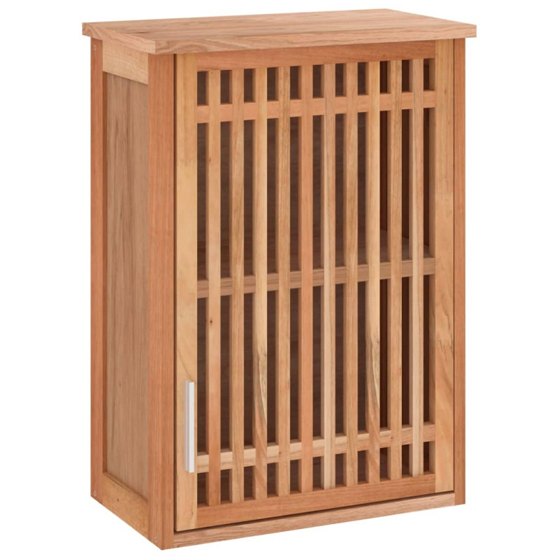 Armoire murale de salle de bain 42x23x60cm Bois massif de noyer