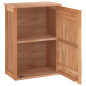 Armoire murale de salle de bain 42x23x60cm Bois massif de noyer