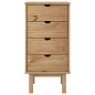 Commode OTTA 45x39x90 cm bois de pin massif