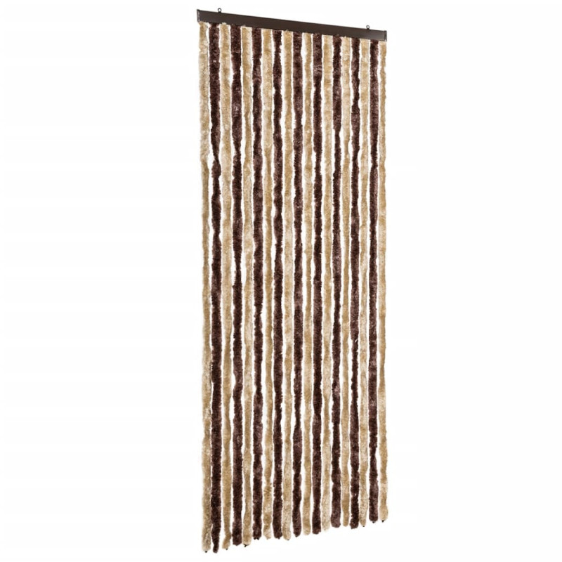 Moustiquaire Beige et marron clair 56x200 cm Chenille 