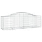 Panier de gabions arqué 200x50x60 80 cm Fer galvanisé