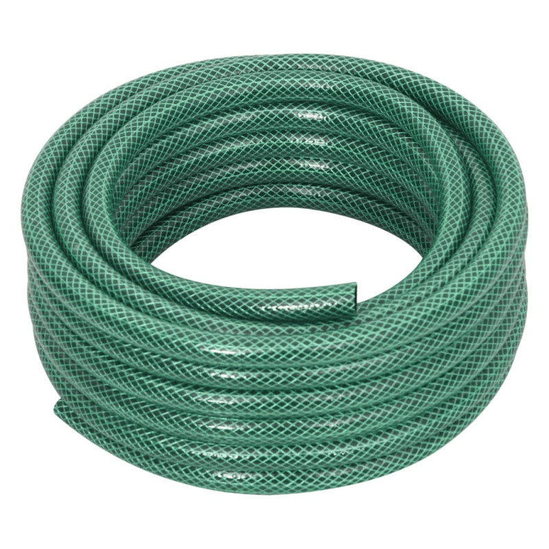 Tuyau d arrosage avec jeu de raccords vert 0,5" 50 m PVC