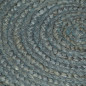  Tapis fait à la main Jute Rond 90 cm Vert olive