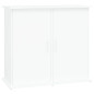 Support pour aquarium blanc 81x36x73 cm bois d ingénierie