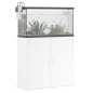 Support pour aquarium blanc 81x36x73 cm bois d ingénierie