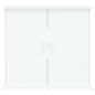 Support pour aquarium blanc 81x36x73 cm bois d ingénierie