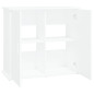 Support pour aquarium blanc 81x36x73 cm bois d ingénierie