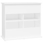 Support pour aquarium blanc 81x36x73 cm bois d ingénierie