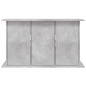 Support pour aquarium gris béton 101x41x58 cm bois d ingénierie