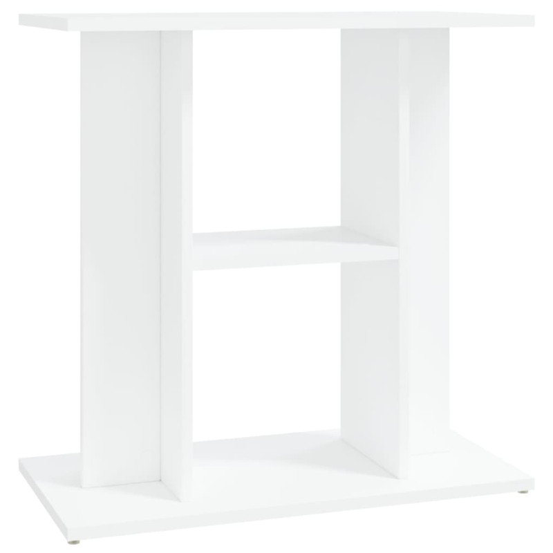 Support pour aquarium blanc 60x30x60 cm bois d ingénierie