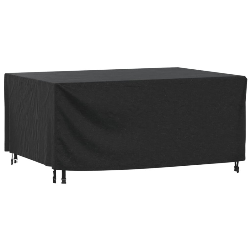 Housse de salon de jardin noir 172x113x73 cm imperméable 420D