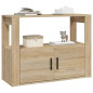 Buffet Chêne sonoma 80x30x60 cm Bois d ingénierie