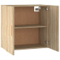 Armoire murale Chêne sonoma 60x30x60 cm Bois d ingénierie