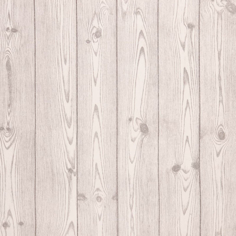 Papier peint 3D grain de bois gris 10x0,53 m non tissé