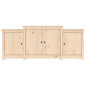 Buffet 164x37x68 cm Bois massif de pin