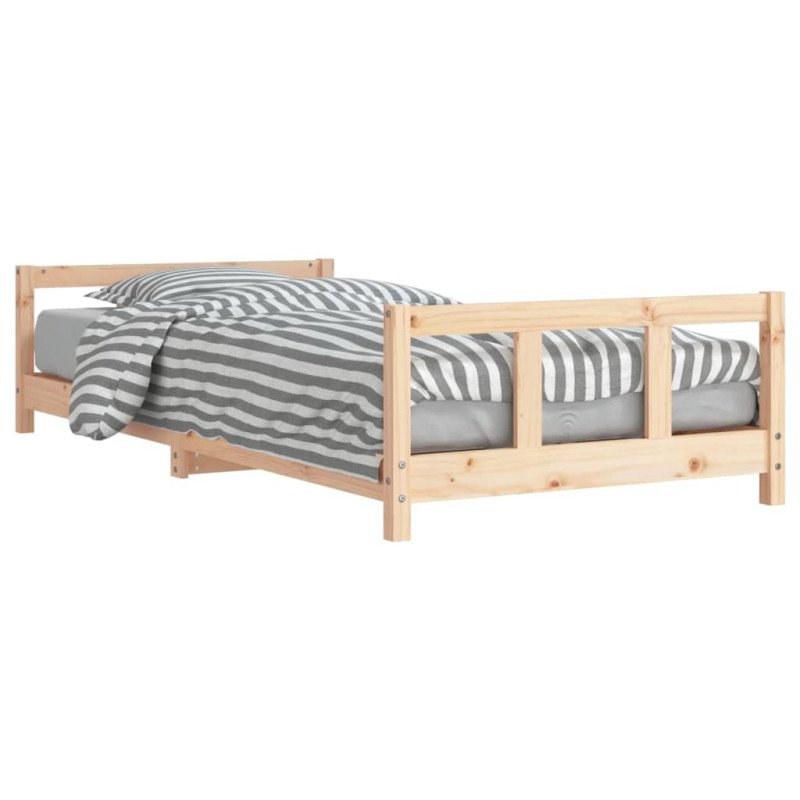 Cadre de lit pour enfant 90x190 cm Bois de pin massif