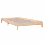 Lit empilable sans matelas 90x200 cm bois de pin massif