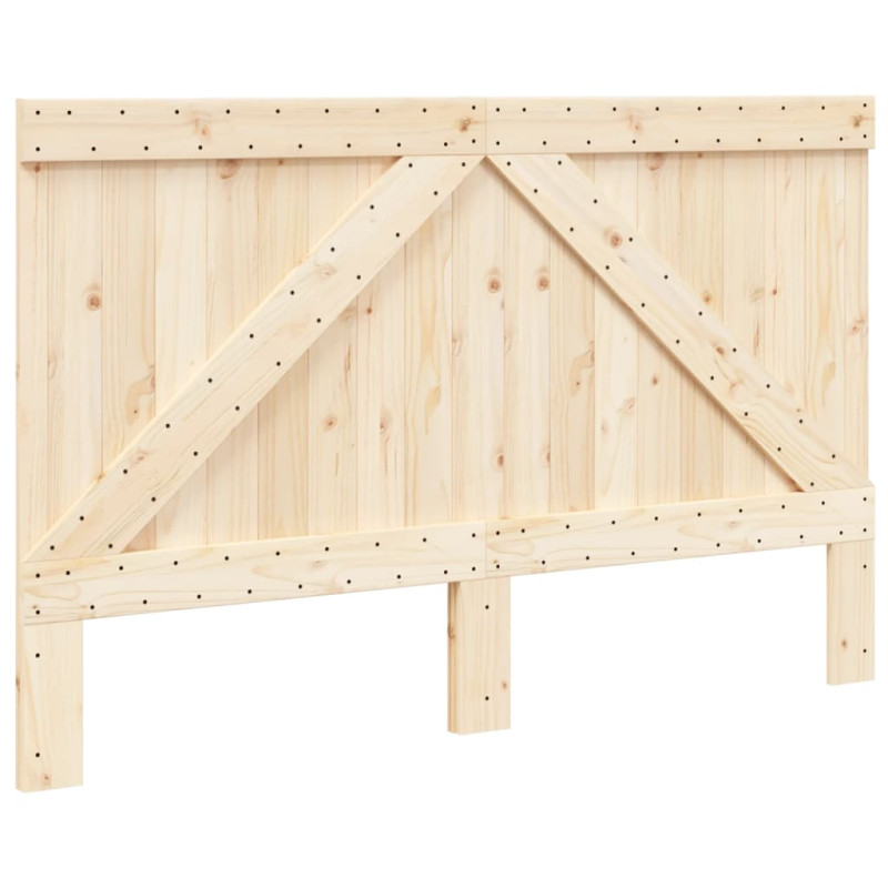 Tête de lit 160x104 cm bois massif de pin