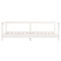 Cadre de lit pour enfant blanc 70x140 cm bois de pin massif