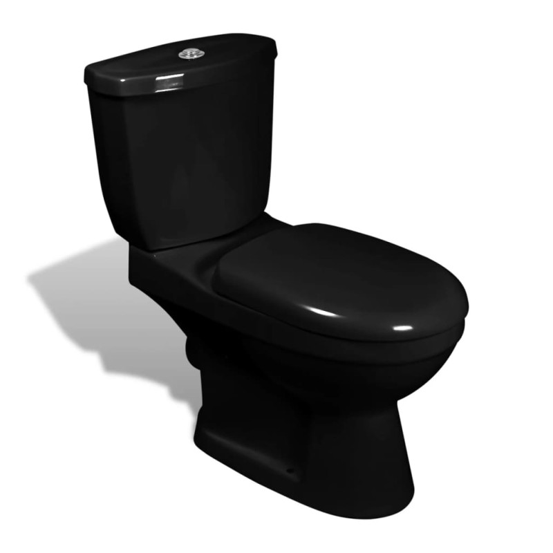 Toilette avec réservoir Noir