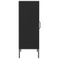 Armoire de rangement Noir 42,5x35x101,5 cm Acier