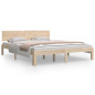 Cadre de lit sans matelas bois massif de pin 160x200 cm