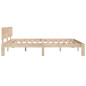 Cadre de lit sans matelas bois massif de pin 160x200 cm