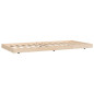 Cadre de lit sans matelas 90x190 cm bois de pin massif