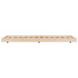 Cadre de lit sans matelas 90x190 cm bois de pin massif