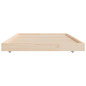 Cadre de lit sans matelas 90x190 cm bois de pin massif