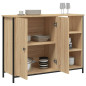 Buffet chêne sonoma 100x33x75 cm bois d ingénierie