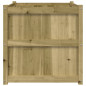 Jardinière d extérieur 70x70x70 cm bois de pin imprégné