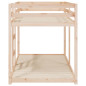 Lit superposé sans matelas 90x190 cm bois de pin massif